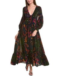 FARM Rio - Tropical Tapestry Maxi Dress - Lyst