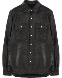 Rick Owens - Leather Jacket - Lyst
