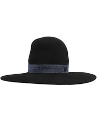 Maison Michel - Ladies Eliza Denim Ribbon Capeline Hat - Lyst