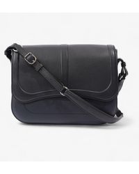 Hermès - Harnais Bag Navy Calfskin Leather Shoulder Bag - Lyst
