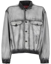 DIESEL - Jacket D-Denver-Fsi Cotton Cly - Lyst