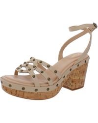 Clarks - Maritsa 70 Sun Leather Ankle Strap Platform Sandals - Lyst