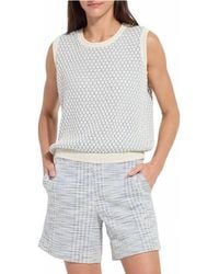 Lyssé - Claire Textured Mesh Sweater Shell - Lyst
