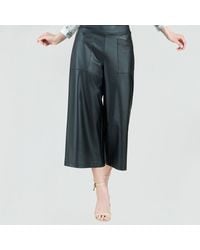 Clara Sunwoo - Liquid Leather Front Pocket Gaucho Pants - Lyst