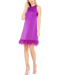 Mac Duggal - Feathered Cocktail Dress - Lyst