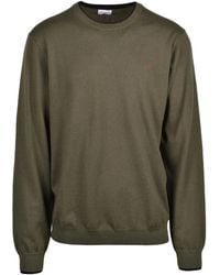 Sun 68 - Merino Wool-Cotton Crewneck Sweater - Lyst
