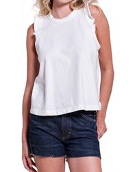Sundry - Solid Ruffle Cami - Lyst