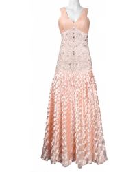 Sue Wong - Embellished & Applique Detail A-Line Gown - Lyst