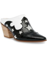 Betsey Johnson - Denniss Faux Leather Pointed Toe Mules - Lyst