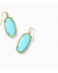 Kendra Scott - Faceted Elle Drop Earrings - Lyst