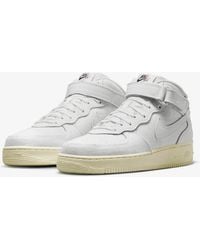 Nike - Air Force 1 '07 Mid Lx Dz4866-121 Leather Shoes Gbnc115 - Lyst
