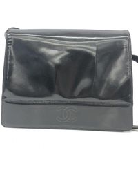 Chanel - Coco Mark Patent Leather Shoulder Bag (pre-owned) - Lyst