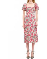 SOFIA The Label - Sylvia Midi Dress - Lyst