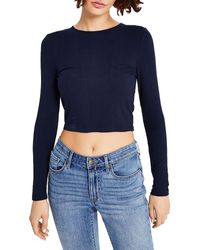 Tommy Hilfiger - Cut-Out Cropped Pullover Top - Lyst
