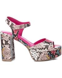 Xti - Heeled Platform Sandals Buga By - Lyst
