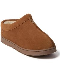 Dearfoams - Dean Genuine Suede Clog House Shoe Slipper - Lyst