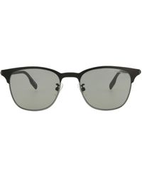 Montblanc - Square-frame Metal Sunglasses - Lyst