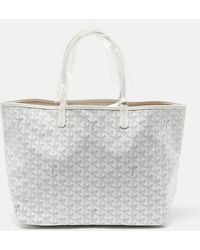Goyard - Ine Coated Canvas And Leather Saint Louis Pm Tote - Lyst