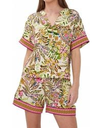 EsQualo - Jungle Print Top - Lyst