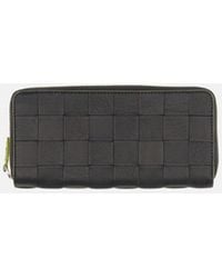 Dragon Diffusion - Check Zip Around Wallet - Lyst