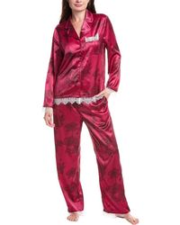 Rachel Parcell - 2Pc Satin Pajama Set - Lyst