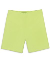 CALLIPYGIAN - Lime Biker Shorts - Lyst