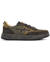 Premiata - 'Nous' Leather Blend Sneakers - Lyst