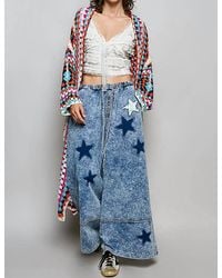 Pol - Long Sleeve Crochet Cardigan - Lyst