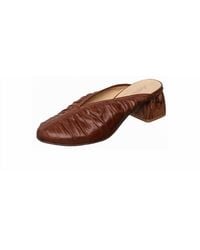 Antelope - Natasha Leather Mule Block Heel - Lyst