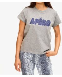 Clare V. - Classic Tee With Apero - Lyst