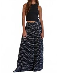 By Together - Polka Dot Pleated Wide Leg Pants - Lyst
