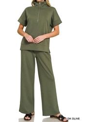 Zenana - Structured Stretch Pullover Top - Lyst
