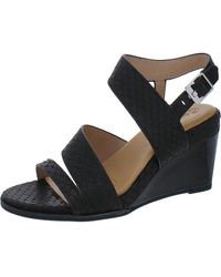Corso Como - Nashila Leather Ankle Strap Wedge Sandals - Lyst