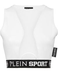 Philipp Plein - Jogging Cropped Top Basic - Lyst