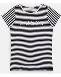 Guess - Eco Nancy Striped Knit Tee (7-14) - Lyst