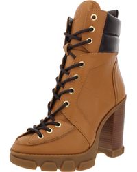 MICHAEL Michael Kors - Ridley Leather Zipper Combat & Lace-up Boots - Lyst
