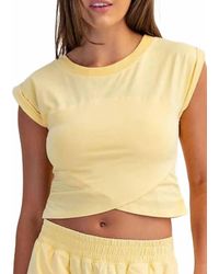 Eesome - Ria Pleates Waist Top - Lyst