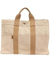 Hermès - Fool Toe Cotton Tote Bag (pre-owned) - Lyst
