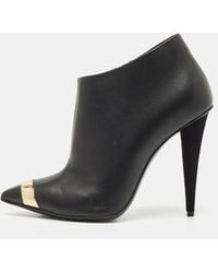Giuseppe Zanotti - Leather Ankle Booties - Lyst