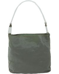 Prada - Tessuto Canvas Shoulder Bag (pre-owned) - Lyst