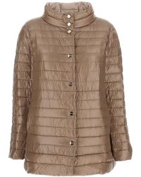 Herno - Reversible A-Shape Jacket With High Collar - Lyst