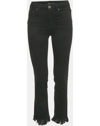 Maje - Denim Raw Edge Jeans S Waist - Lyst