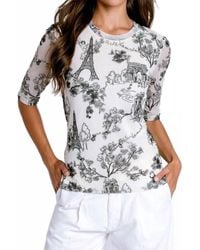 Johnny Was - Kaia Mesh Tee Louise - Lyst