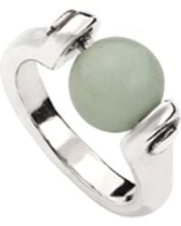 Uno De 50 - Amazonite Halo Round Ring - Lyst