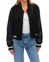 Six Fifty - Remi Faux Shearling Bomber Jacket - Lyst