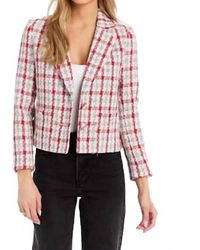 Drew - Lina Plaid Blazer - Lyst