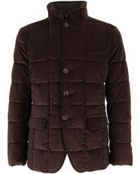 Fay - Quilted Down Stand-Up Collar Jacket - Lyst