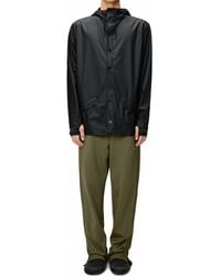 Rains - Snap Closure Raincoat Jacket - Lyst