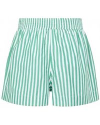 French Connection - Stripe Shirting Short - Lyst