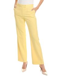 St. John - Silk-lined Wool-blend Suiting Pant - Lyst